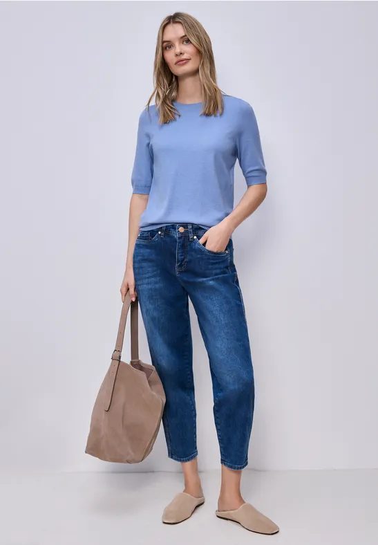 Pullover in Unifarbe