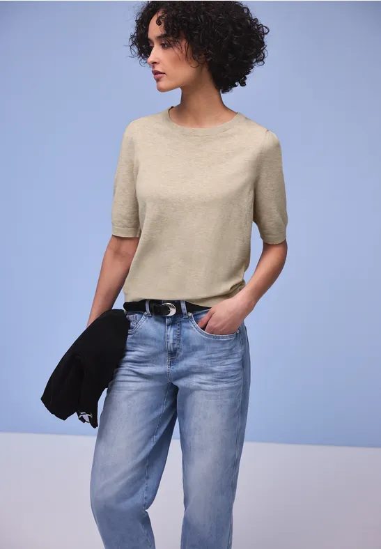 Pullover in Unifarbe