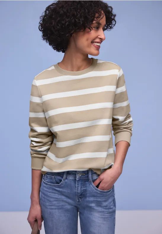 Gestreiftes Sweatshirt