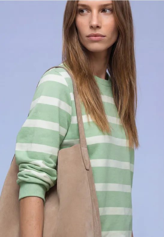 Gestreiftes Sweatshirt