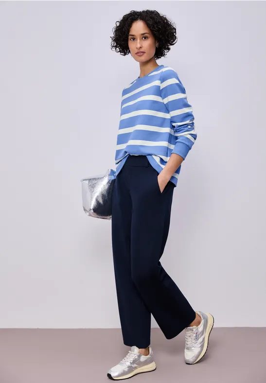 Gestreiftes Sweatshirt