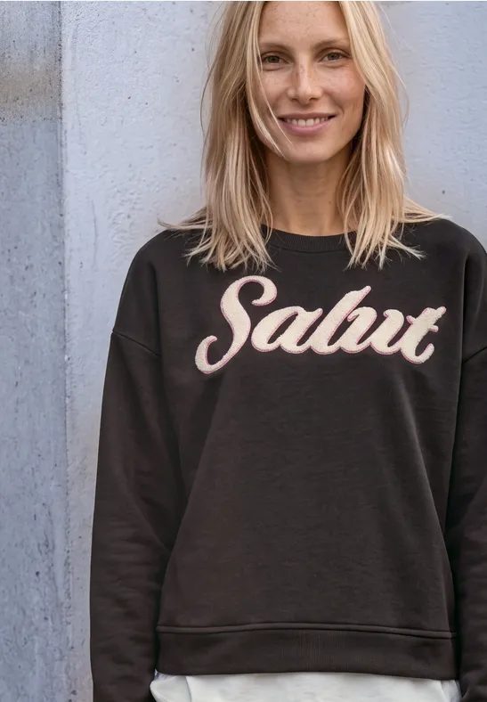 Langarm Sweatshirt mit Artwork
