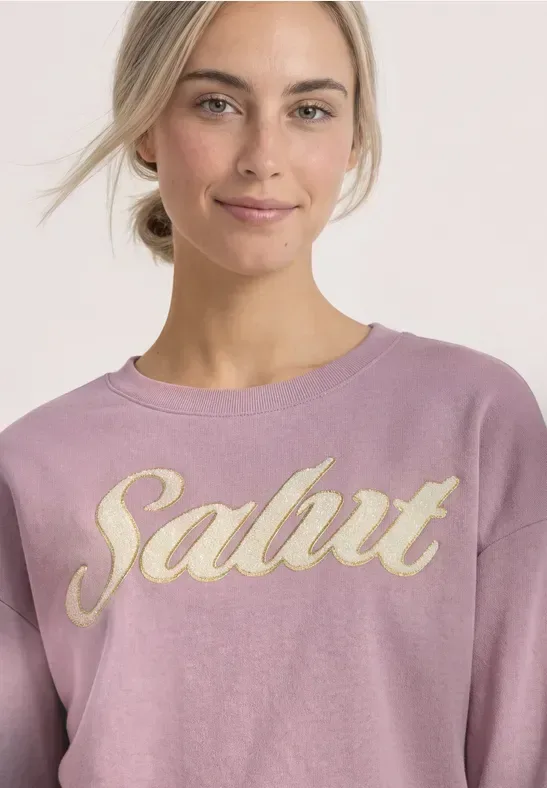 Langarm Sweatshirt mit Artwork