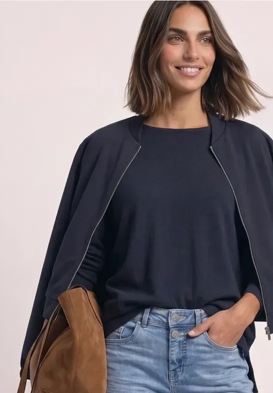 Dolman Pullover mit Boat Neck