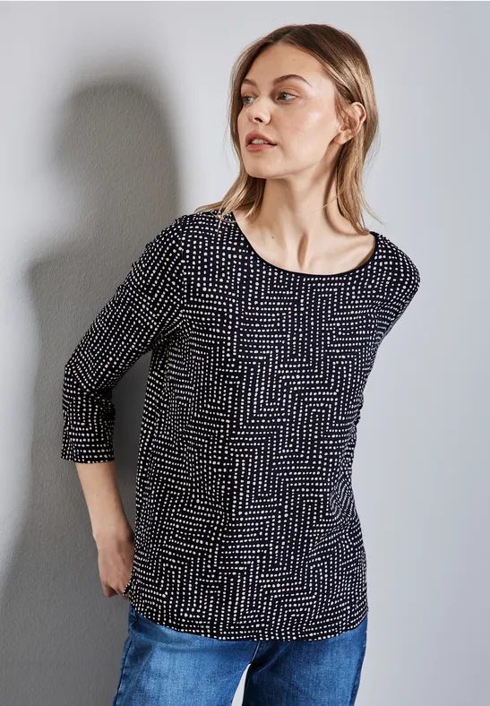 Gemustertes Shirt