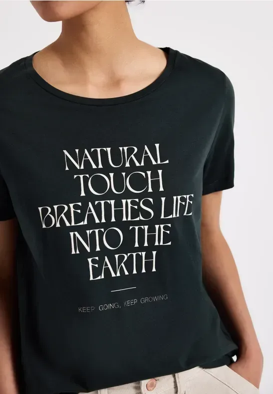 STREET ONE T-Shirt mit Wording Artwork