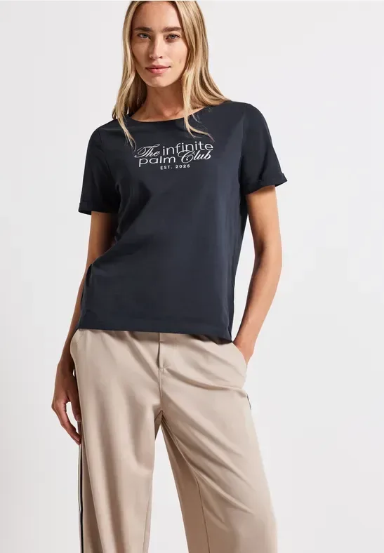 T-Shirt mit Wording Artwork