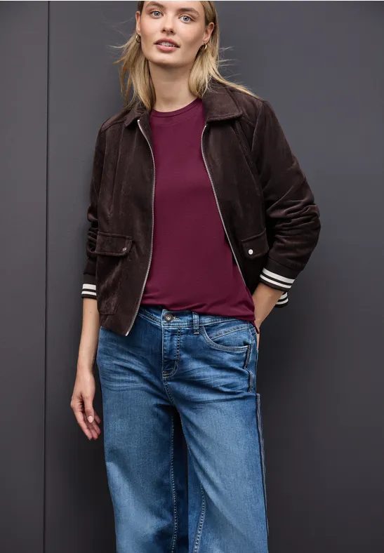 Shirt mit Chiffon