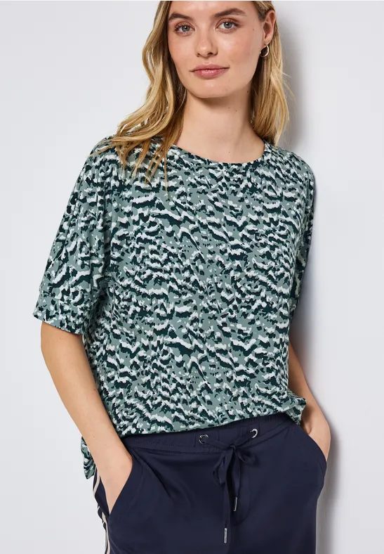 Gemustertes Batwing Shirt