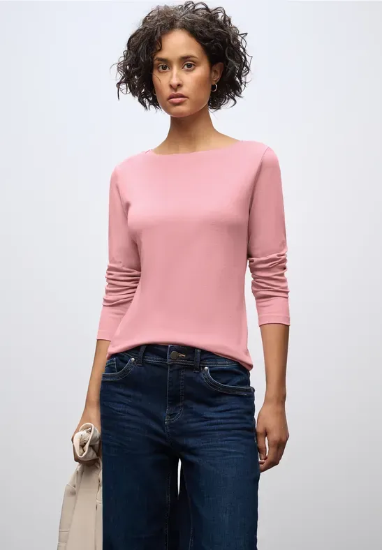 Basic Langarmshirt