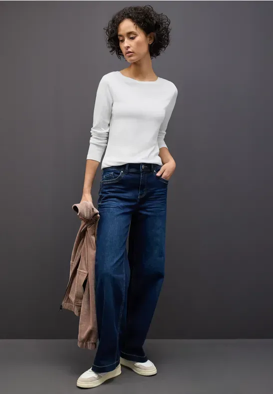 Basic Langarmshirt