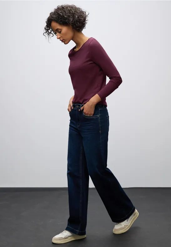 Basic Langarmshirt