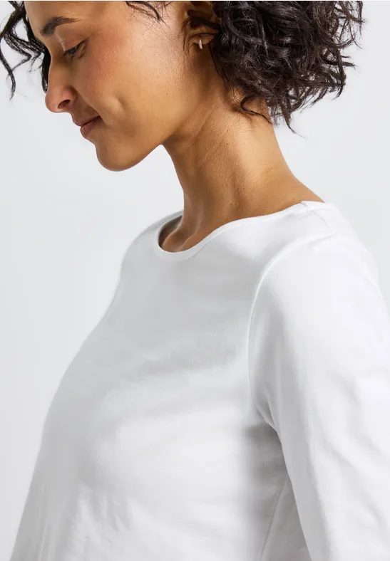 Basic Langarmshirt