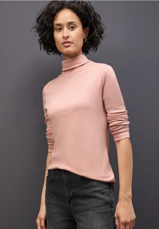 Basic Rollkragenshirt
