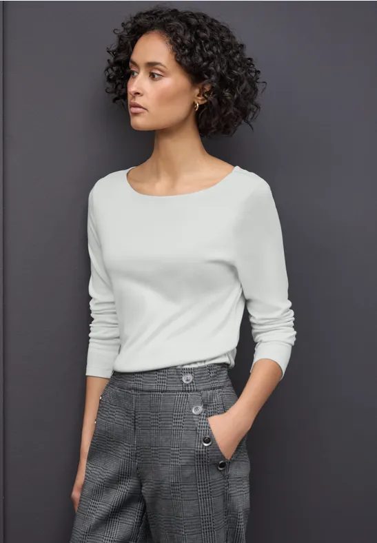 Basic Langarmshirt