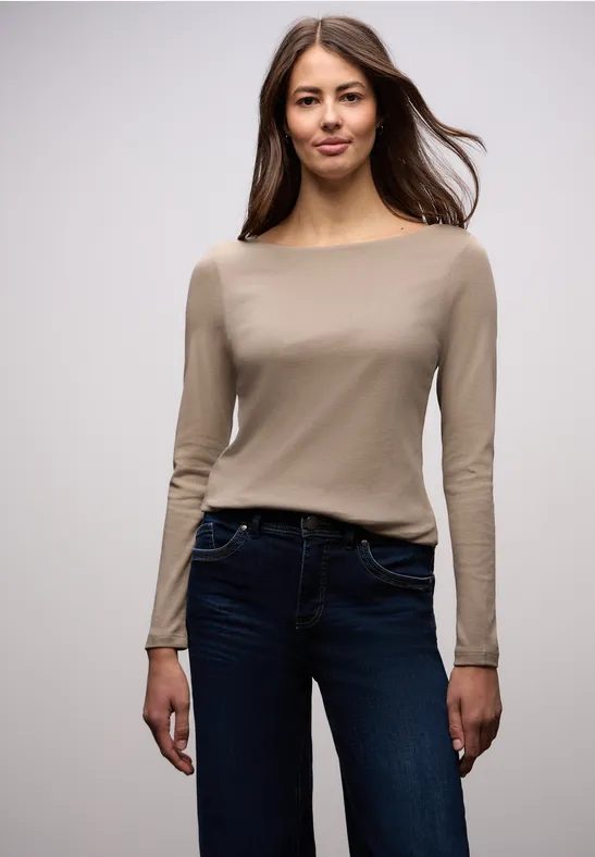 Basic Langarmshirt