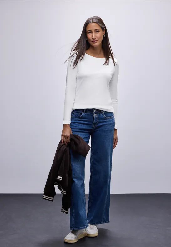 Basic Langarmshirt
