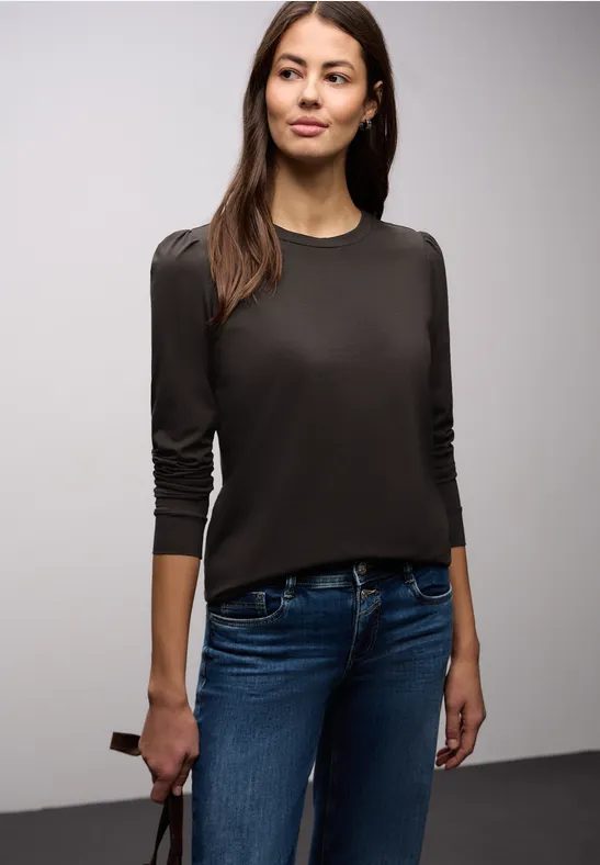 Shirt mit Raffung