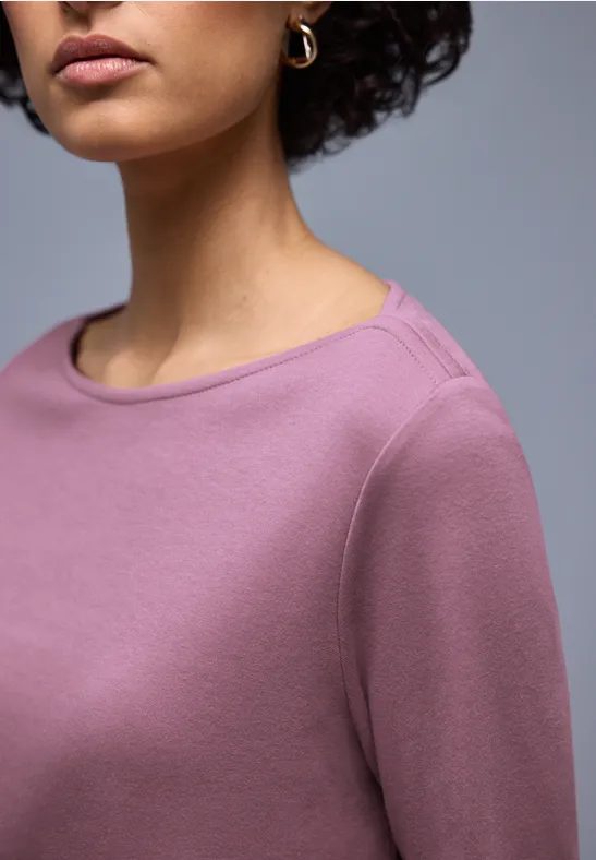 Shirt in Unifarbe