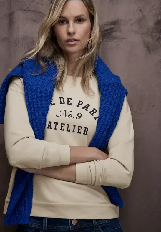 STREET ONE Sweatshirt, mit Wording