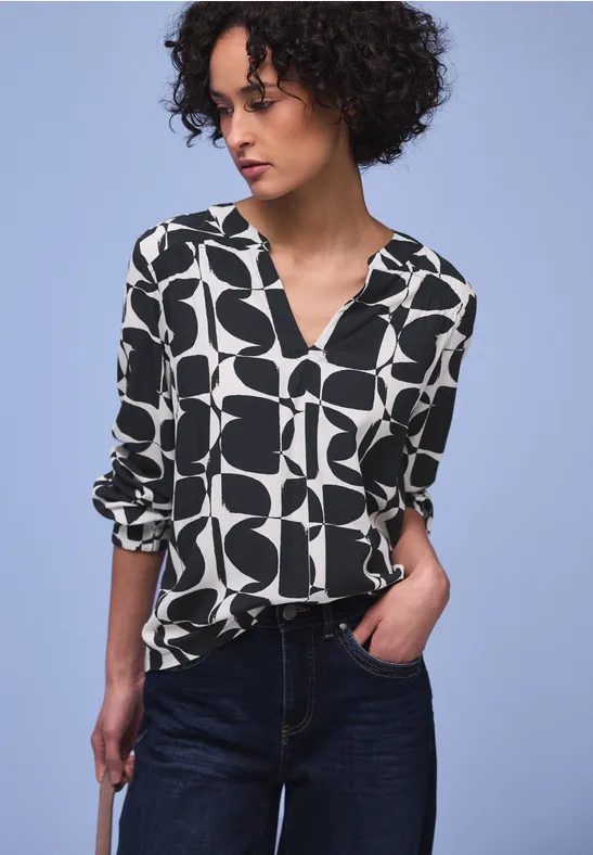 Gemustertes Shirt