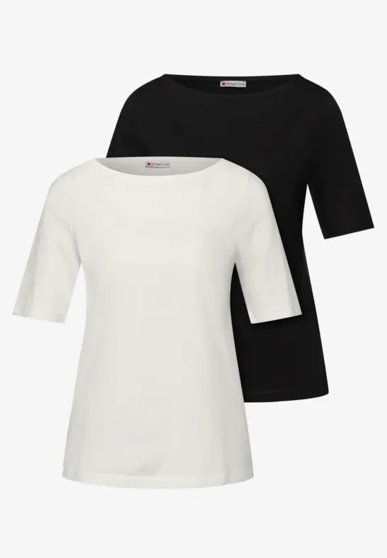 Basic Shirt im 2er