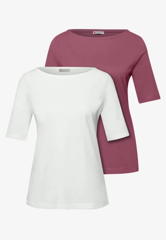 Basic Shirt im 2er