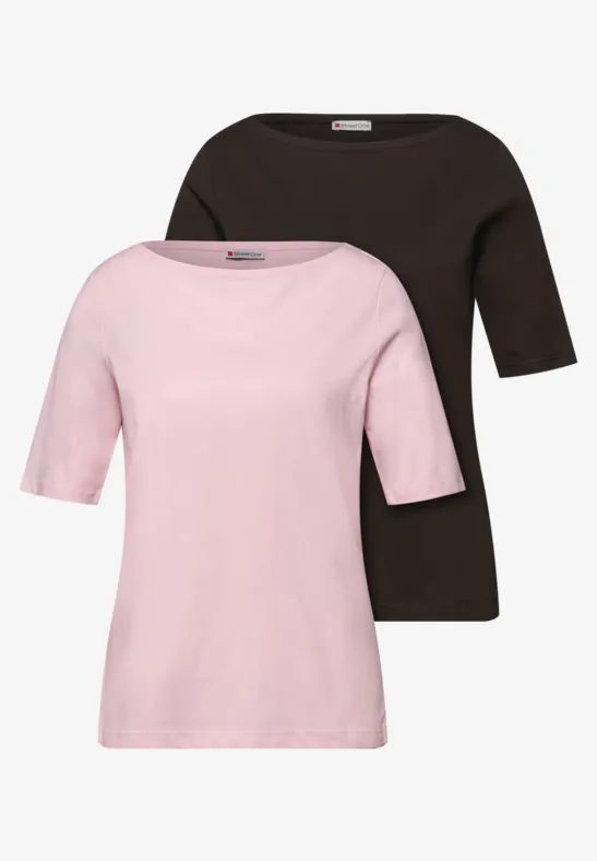 Basic Shirt im 2er