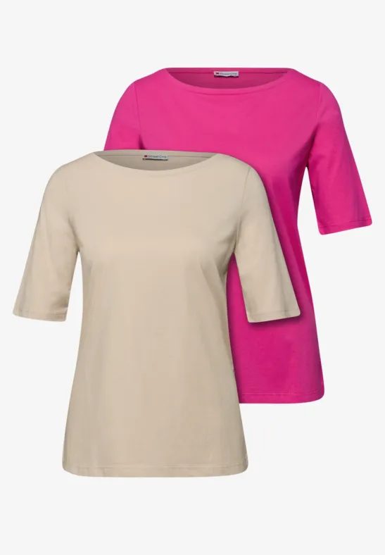 Basic Shirt im 2er