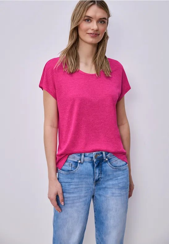 Dropped Shoulder Shirt im Leinen