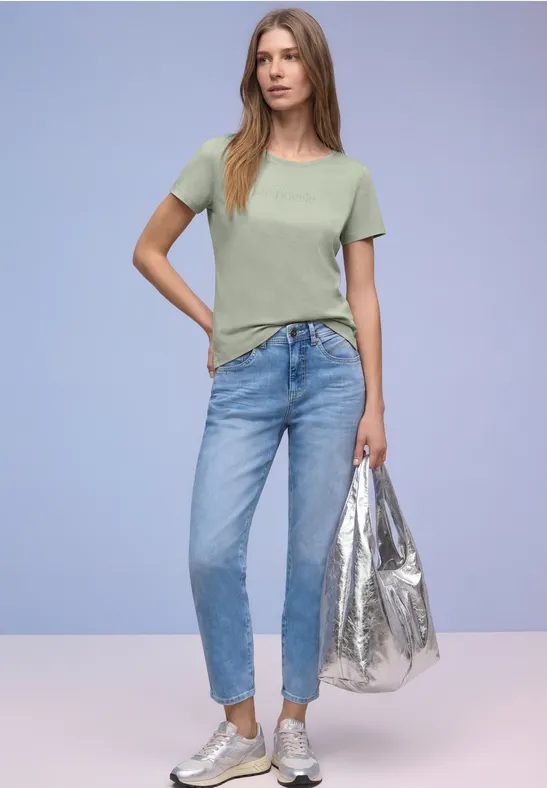 Kurzarm Shirt mit Folien