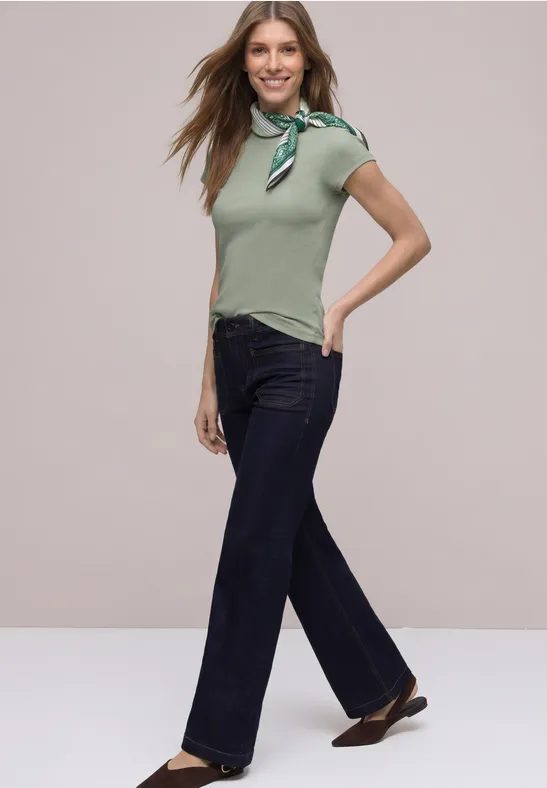 Basic Shirt mit Turtle Neck