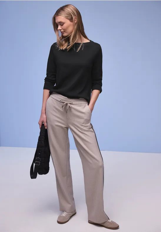 Basic Shirt aus reiner Baumwolle