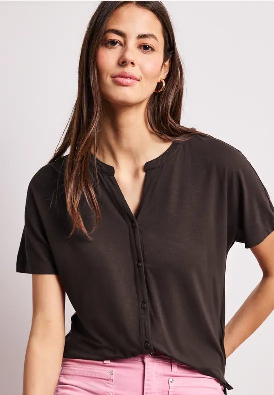 Dropped Shoulder Shirt im Tunika