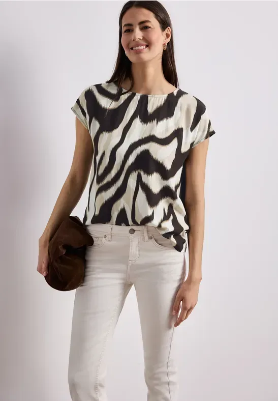 Dropped Shoulder Shirt mit Print