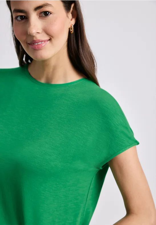 Kurzarm Shirt mit U