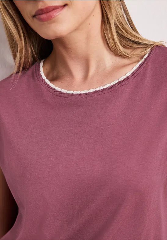 Dropped Shoulder Shirt mit Deko