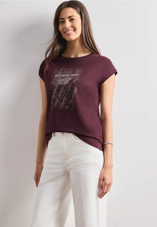 Dropped Shoulder Shirt mit Artwork