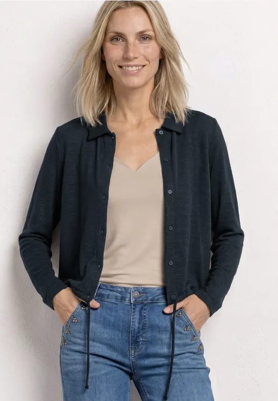 Leichte Langam Jacke in Leinen