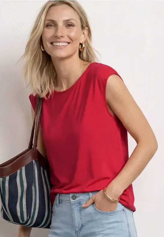 Dropped Shoulder Shirt mit U