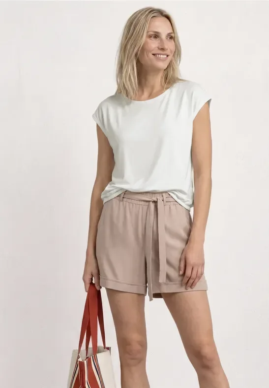 Dropped Shoulder Shirt mit U