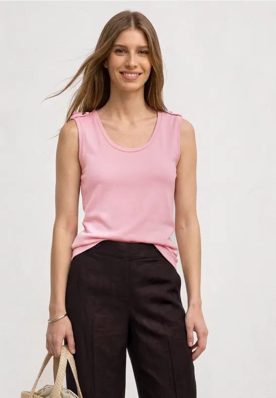 Top mit Rounded V