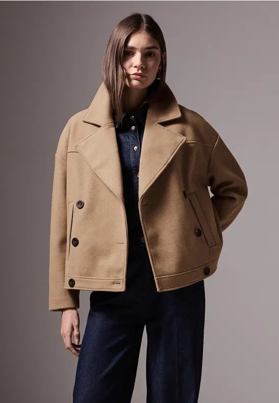 Oversize Caban Jacke