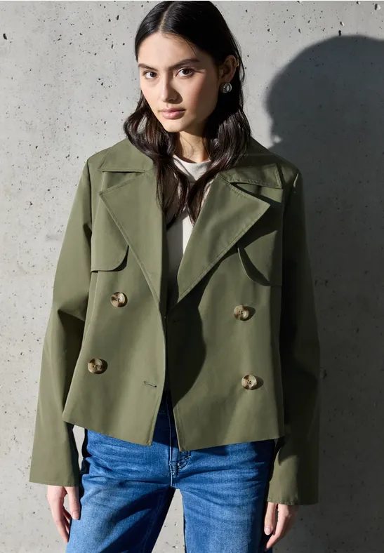 Kurzer Trenchcoat