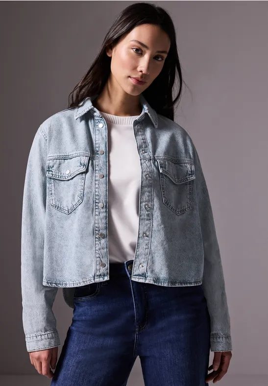 Denim Hemdbluse