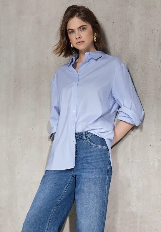 Gestreifte Longblouse