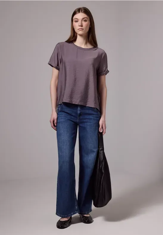Bluse mit Seiten