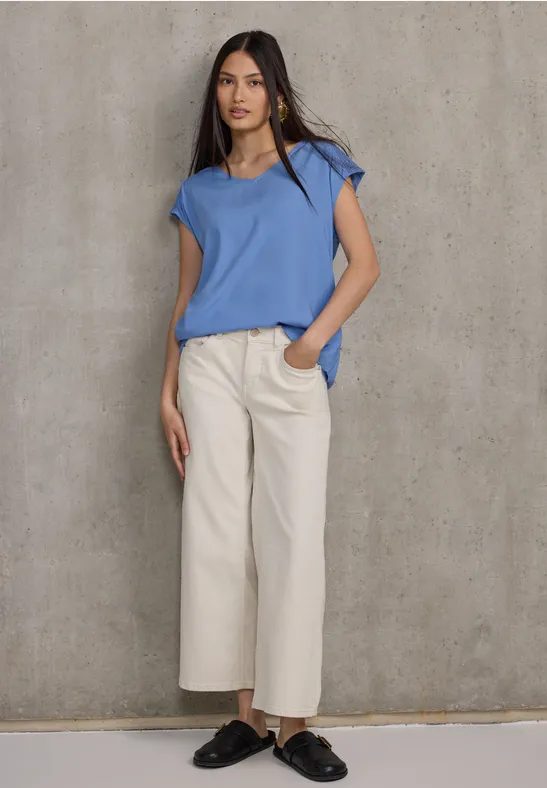 Blusenshirt mit Spitze