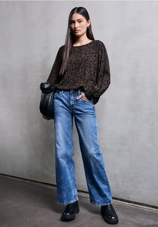 Leo Raglan Bluse mit Tape