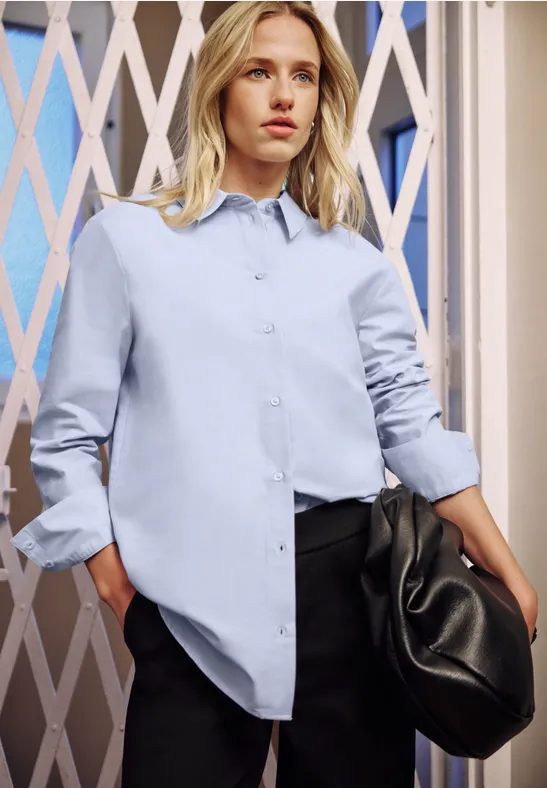Chambray Hemdbluse